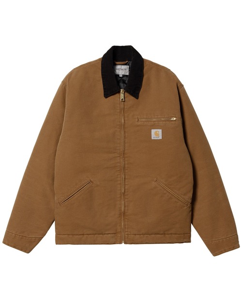 Carhartt WIP（カーハートダブリューアイピー）の「Carhartt WIP/カーハートダブリューアイピー OG DETROIT JACKET ジャケット デッキジャケット ルーズフィット I027358（ブルゾン・メンズ・ブラウン/ブラック/スモーキーグリーン系/ライトグレー/タン・S/M/L/XL）」の22枚目の写真
