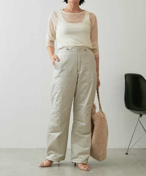 GROVE SEOUL（グローブソウル）の「GROVE SEOUL/ナイロンパンツ（その他パンツ・レディース・アイボリー・SMALL）」の10枚目の写真