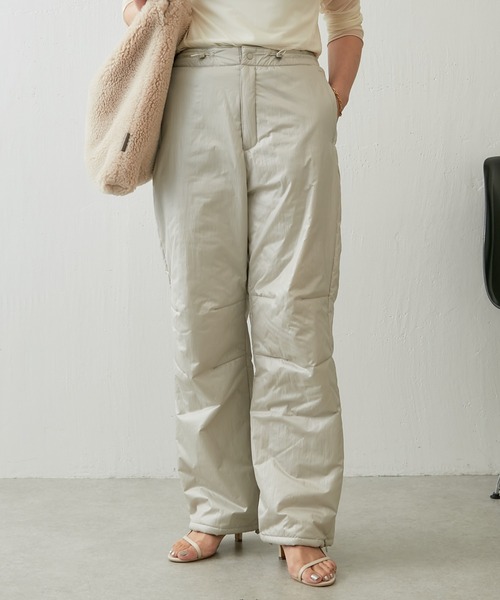 GROVE SEOUL（グローブソウル）の「GROVE SEOUL/ナイロンパンツ（その他パンツ・レディース・アイボリー・SMALL）」の4枚目の写真
