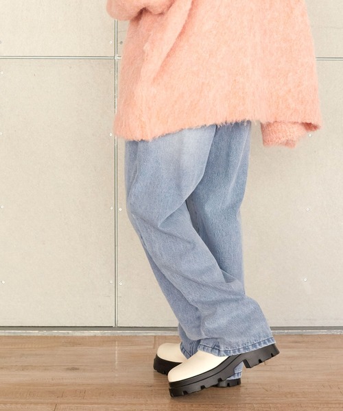 w closet（ダブルクローゼット）の「ウエストホックデニムパンツ