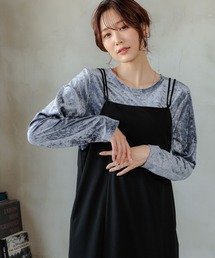 GLOBAL WORK | ベロアボートネックプルオーバー/979293(Tシャツ/カットソー)