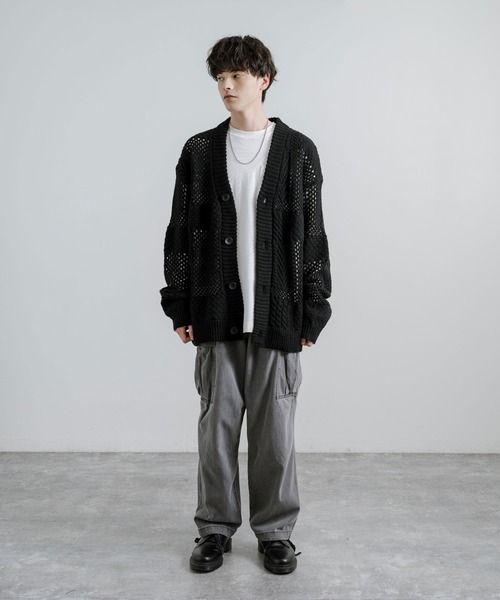ワイドシルエットバルーンカーゴデニムパンツ(デニムパンツ)|Rocky Monroe(ロッキーモンロー) ワイドシルエットバルーンカーゴデニムパンツ(デニムパンツ)|Rocky Monroe(ロッキーモンロー)