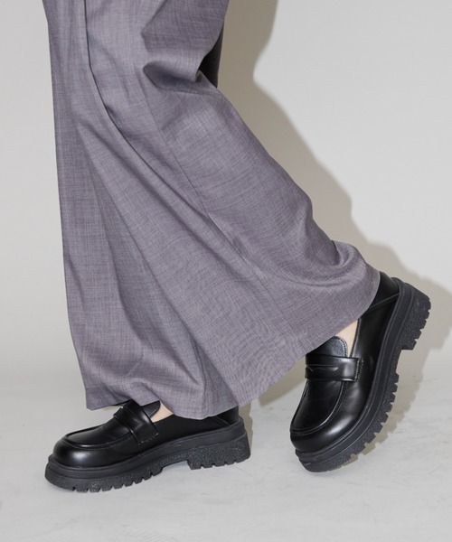 Aunt Marie's（アントマリーズ）の「ボリュームソールローファー（ローファー・レディース・ブラック・L/LL/M/S）」の17枚目の写真