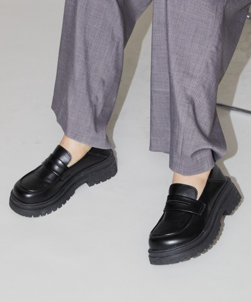 Aunt Marie's（アントマリーズ）の「ボリュームソールローファー（ローファー・レディース・ブラック・L/LL/M/S）」の13枚目の写真