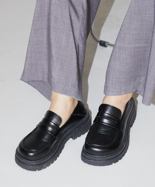 Aunt Marie's（アントマリーズ）の「ボリュームソールローファー（ローファー・レディース・ブラック・L/LL/M/S）」の21枚目の写真