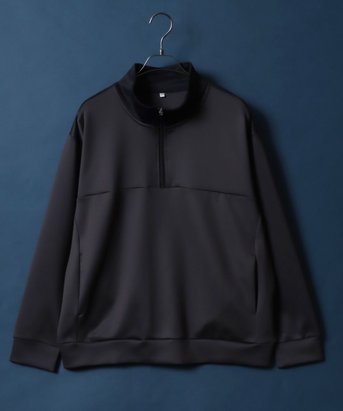 ANPAS(アンパス)の「Punch the dough Collar Separated Half Zip Pullover/ポンチ クレリック ハーフジップ プルオーバー ジャージ(スウェット・メンズ・チャコール/カーキブラウン/グレイッシュベージュ/ブラック・LL/M/L)」の3枚目の写真