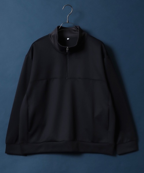 ANPAS(アンパス)の「Punch the dough Collar Separated Half Zip Pullover/ポンチ クレリック ハーフジップ プルオーバー ジャージ(スウェット・メンズ・チャコール/カーキブラウン/グレイッシュベージュ/ブラック・LL/M/L)」の2枚目の写真