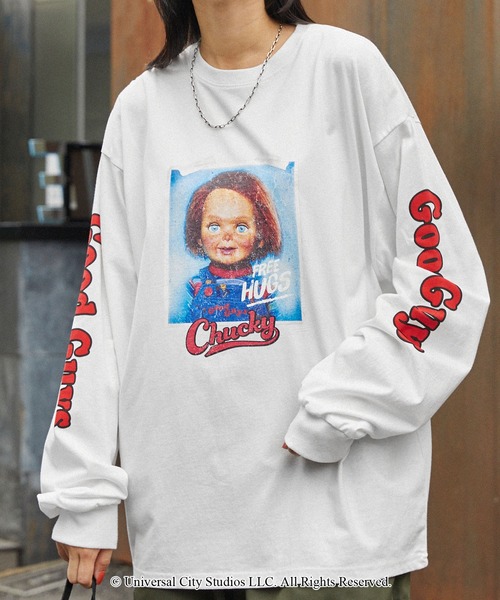 overprit チャッキー tシャツ 「CHUCKY」別注 チャッキー ヴィンテージ加工 グラフィック