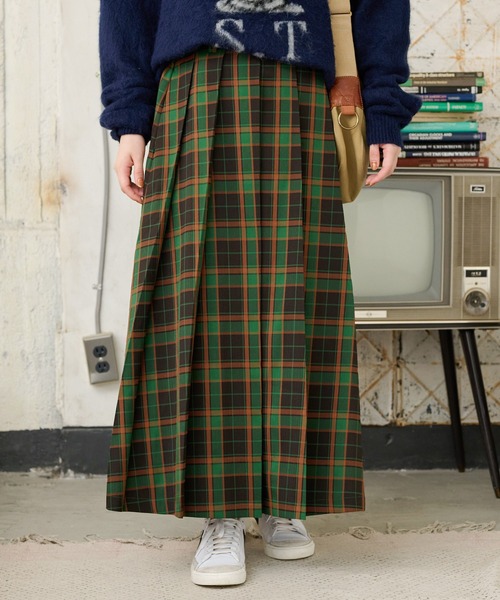 MONO-MART LADY'S（モノマートレディース）の「プリーツロングスカート（スカート・レディース・ネイビー系1/ブラック系1/ブラック/ブラウン系1/チャコールグレー・FREE）」の3枚目の写真