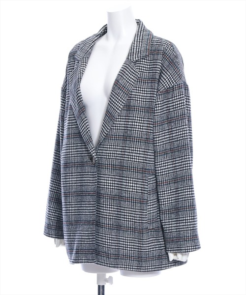 clear（クリア）の「ミディアム丈オーバーサイズシングルコート[低身長用サイズ有]（ステンカラーコート・レディース・ブラウン系その他/ブラック系その他・F/XS）」の7枚目の写真