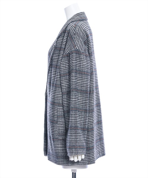 clear（クリア）の「ミディアム丈オーバーサイズシングルコート[低身長用サイズ有]（ステンカラーコート・レディース・ブラウン系その他/ブラック系その他・F/XS）」の8枚目の写真