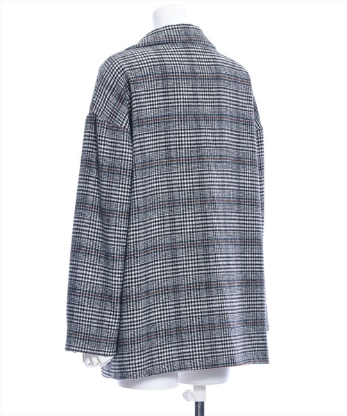 clear（クリア）の「ミディアム丈オーバーサイズシングルコート[低身長用サイズ有]（ステンカラーコート・レディース・ブラウン系その他/ブラック系その他・F/XS）」の9枚目の写真