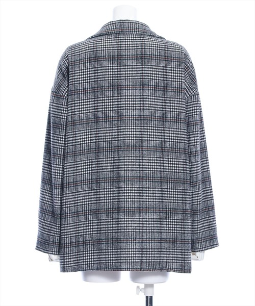 clear（クリア）の「ミディアム丈オーバーサイズシングルコート[低身長用サイズ有]（ステンカラーコート・レディース・ブラウン系その他/ブラック系その他・F/XS）」の10枚目の写真