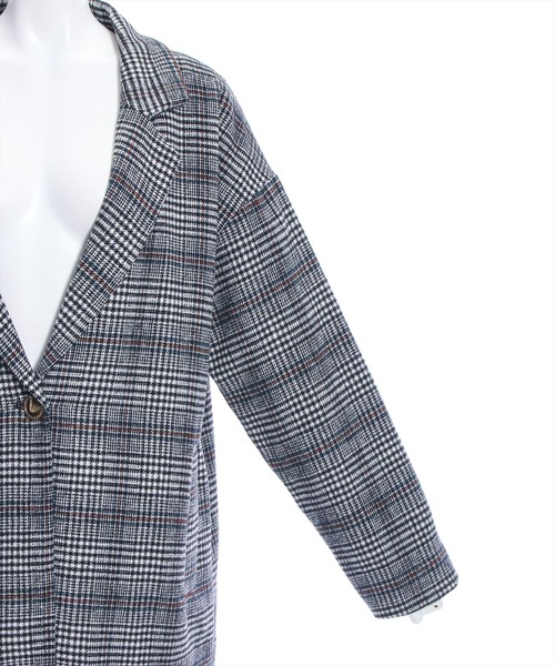 clear（クリア）の「ミディアム丈オーバーサイズシングルコート[低身長用サイズ有]（ステンカラーコート・レディース・ブラウン系その他/ブラック系その他・F/XS）」の12枚目の写真