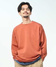 ソフトストレッチ クルーネック トレーナー