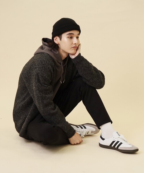 THE SHOP TK （ザ ショップ ティーケー ）の「◆スラウチカーディガン/ハグするニットシリーズ（カーディガン/ボレロ・メンズ・ブラウン系/ブルー/チャコールグレー/オフホワイト/ブルーグリーン・02/04/03）」の10枚目の写真