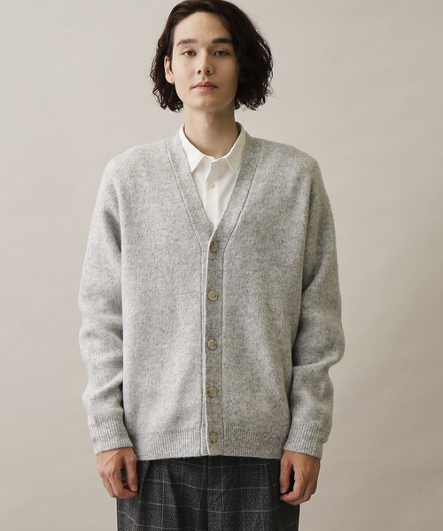 THE SHOP TK （ザ ショップ ティーケー ）の「◆スラウチカーディガン/ハグするニットシリーズ（カーディガン/ボレロ・メンズ・ブラウン系/ブルー/チャコールグレー/オフホワイト/ブルーグリーン・02/04/03）」の14枚目の写真