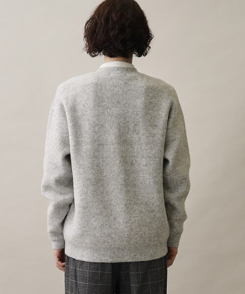 THE SHOP TK （ザ ショップ ティーケー ）の「◆スラウチカーディガン/ハグするニットシリーズ（カーディガン/ボレロ・メンズ・ブラウン系/ブルー/チャコールグレー/オフホワイト/ブルーグリーン・02/04/03）」の16枚目の写真
