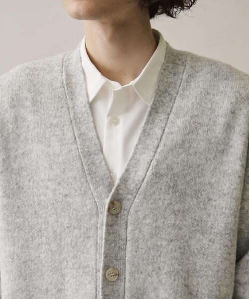 THE SHOP TK （ザ ショップ ティーケー ）の「◆スラウチカーディガン/ハグするニットシリーズ（カーディガン/ボレロ・メンズ・ブラウン系/ブルー/チャコールグレー/オフホワイト/ブルーグリーン・02/04/03）」の17枚目の写真