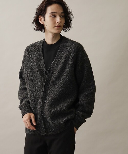 THE SHOP TK （ザ ショップ ティーケー ）の「◆スラウチカーディガン/ハグするニットシリーズ（カーディガン/ボレロ・メンズ・ブラウン系/ブルー/チャコールグレー/オフホワイト/ブルーグリーン・02/04/03）」の21枚目の写真