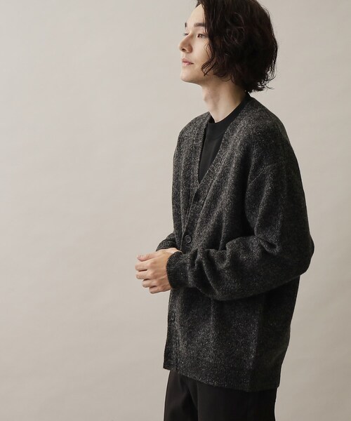 THE SHOP TK （ザ ショップ ティーケー ）の「◆スラウチカーディガン/ハグするニットシリーズ（カーディガン/ボレロ・メンズ・ブラウン系/ブルー/チャコールグレー/オフホワイト/ブルーグリーン・02/04/03）」の22枚目の写真