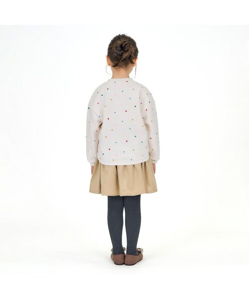 apres les cours(アプレレクール)の「リブタイツ(タイツ/ストッキング・キッズ・エンジ/チャコール/グリーン/オフホワイト/ピンク・100/80/140/120/90/110)」の19枚目の写真