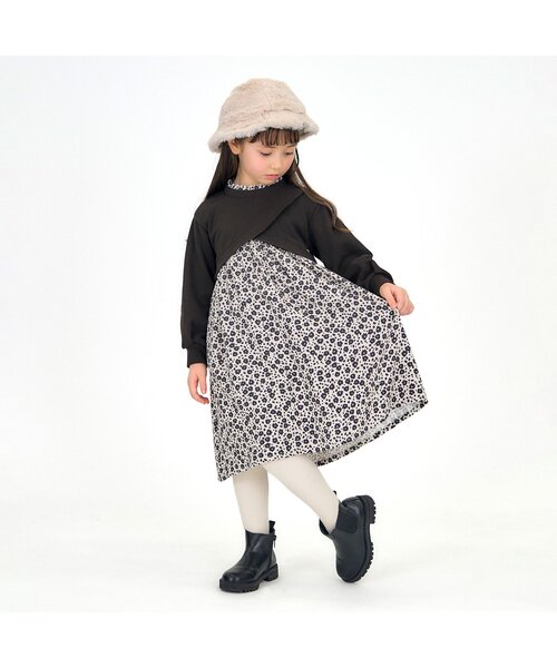 apres les cours(アプレレクール)の「リブタイツ(タイツ/ストッキング・キッズ・エンジ/チャコール/グリーン/オフホワイト/ピンク・100/80/140/120/90/110)」の22枚目の写真