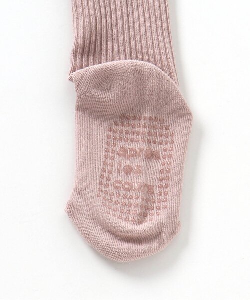 apres les cours(アプレレクール)の「リブタイツ(タイツ/ストッキング・キッズ・エンジ/チャコール/グリーン/オフホワイト/ピンク・100/80/140/120/90/110)」の16枚目の写真