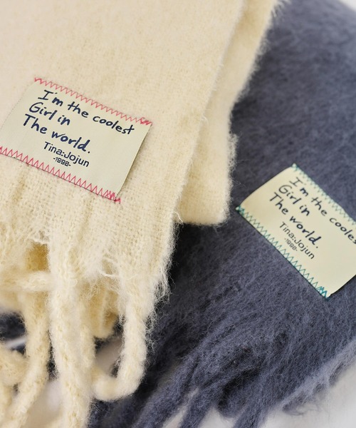 TINA：JOJUN（ティーナジョジュン）の「ユニセックス バルキーマフラー TINA：JOJUN（マフラー）」 WEAR