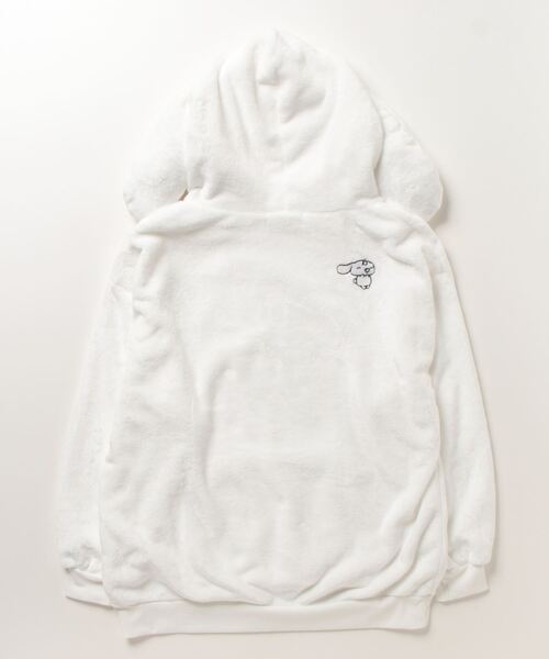 Mac-House（マックハウス）の「サンリオキャラクターズ シナモロール 耳つきボアパーカー（パーカー・レディース・ホワイト・フリー）」の2枚目の写真