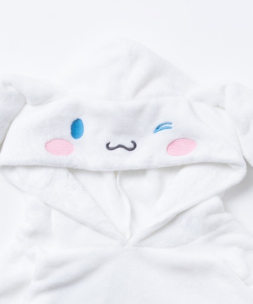 美品クロミ　モコモコボアパーカー　マックハウス　130 マックハウス Mac-House サンリオキャラクターズ クロミ 着ぐるみ