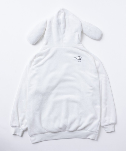 Mac-House（マックハウス）の「サンリオキャラクターズ シナモロール 耳つきボアパーカー（パーカー・レディース・ホワイト・フリー）」の5枚目の写真