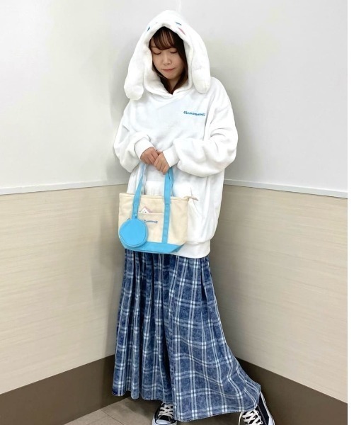 Mac-House（マックハウス）の「サンリオキャラクターズ シナモロール 耳つきボアパーカー（パーカー・レディース・ホワイト・フリー）」の8枚目の写真