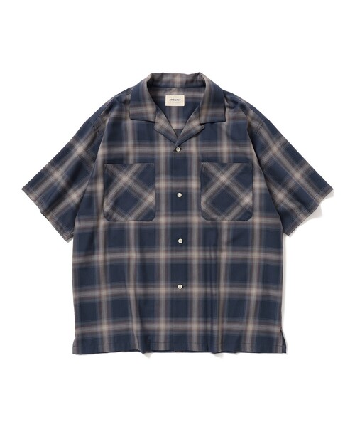B:MING by BEAMS（ビーミングバイビームス）の「ambiance / TR Ombre Check Shirt（シャツ/ブラウス・メンズ・ブラウン/ブルー/オフホワイト・X-LARGE/LARGE/MEDIUM/SMALL）」の8枚目の写真