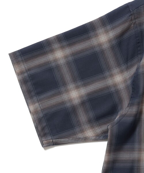 B:MING by BEAMS（ビーミングバイビームス）の「ambiance / TR Ombre Check Shirt（シャツ/ブラウス・メンズ・ブラウン/ブルー/オフホワイト・X-LARGE/LARGE/MEDIUM/SMALL）」の11枚目の写真