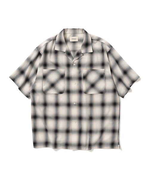 B:MING by BEAMS（ビーミングバイビームス）の「ambiance / TR Ombre Check Shirt（シャツ/ブラウス・メンズ・ブラウン/ブルー/オフホワイト・X-LARGE/LARGE/MEDIUM/SMALL）」の15枚目の写真