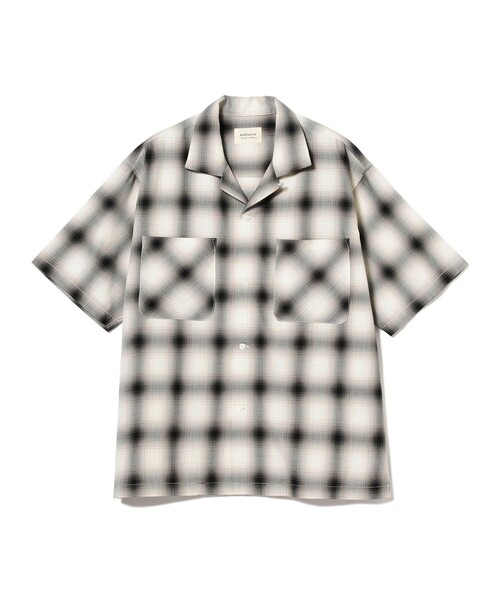 B:MING by BEAMS（ビーミングバイビームス）の「ambiance / TR Ombre Check Shirt（シャツ/ブラウス・メンズ・ブラウン/ブルー/オフホワイト・X-LARGE/LARGE/MEDIUM/SMALL）」の20枚目の写真