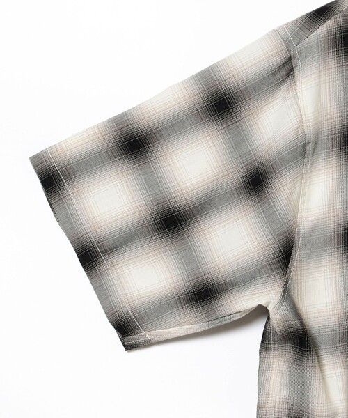B:MING by BEAMS（ビーミングバイビームス）の「ambiance / TR Ombre Check Shirt（シャツ/ブラウス・メンズ・ブラウン/ブルー/オフホワイト・X-LARGE/LARGE/MEDIUM/SMALL）」の22枚目の写真