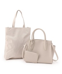 INDIVI | 【合皮/マルチWAY/サブバック付】ミニショルダーバッグ(ショルダーバッグ)