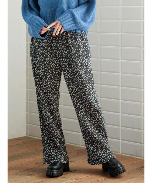 Sugar spoon（シュガースプーン）の「・SUGAR　SPOON　コバナプリーツベロアパンツ（その他パンツ・レディース・ブルー/ブラック/アイボリー・FREE）」の5枚目の写真