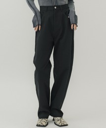 MECRE | 【MECRE/メクル】カットオフパッチストレートパンツ(デニムパンツ)