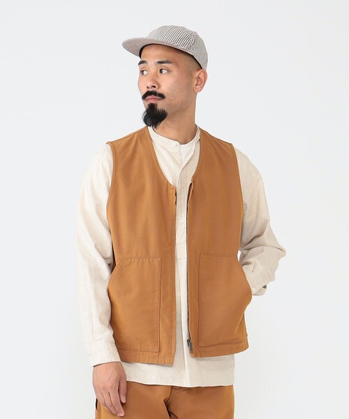 BEAMS PLUS（ビームスプラス）の「WORK Zip Vest Canvas（ベスト