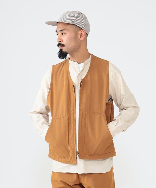 BEAMS PLUS（ビームスプラス）の「WORK Zip Vest Canvas（ベスト