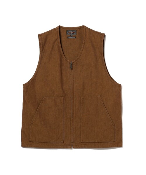BEAMS PLUS（ビームスプラス）の「WORK Zip Vest Canvas（ベスト