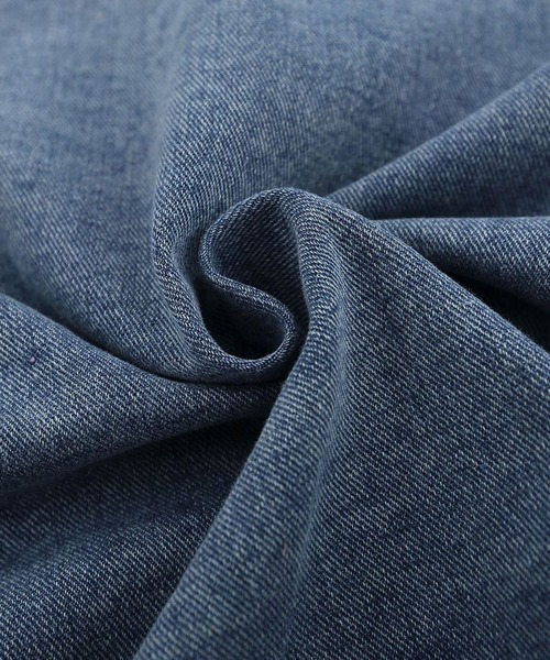 HOOK(フック)の「ハワイ刺繍ウォッシュデニムジャケット(デニムジャケット・メンズ・ブルー・L/M/XL)」の5枚目の写真