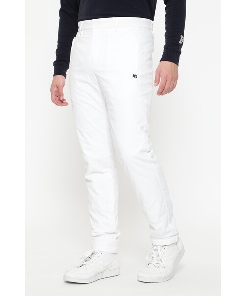 PEARLY GATES】ナイロンストレッチロゴジャガード 中綿パンツ