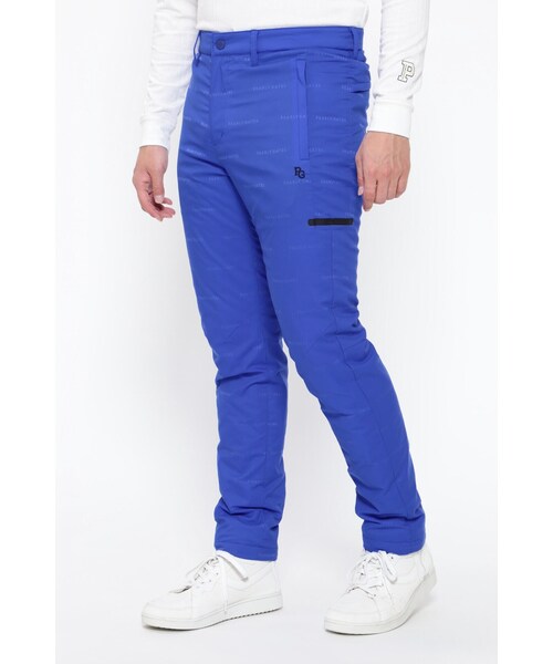 PEARLY GATES】ナイロンストレッチロゴジャガード 中綿パンツ