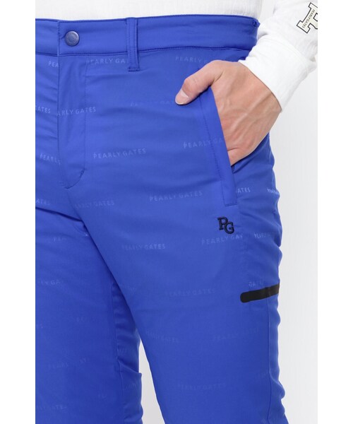 PEARLY GATES】ナイロンストレッチロゴジャガード 中綿パンツ