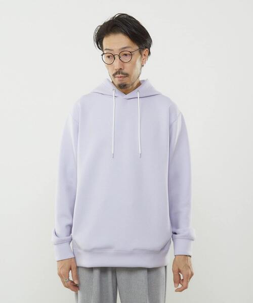 MEN'S MELROSE（メンズメルローズ）の「ミリオラメントWエアーフーディ（パーカー・メンズ・ラベンダー/ブルー/ライトグレー/イエロー・3/4）」の5枚目の写真