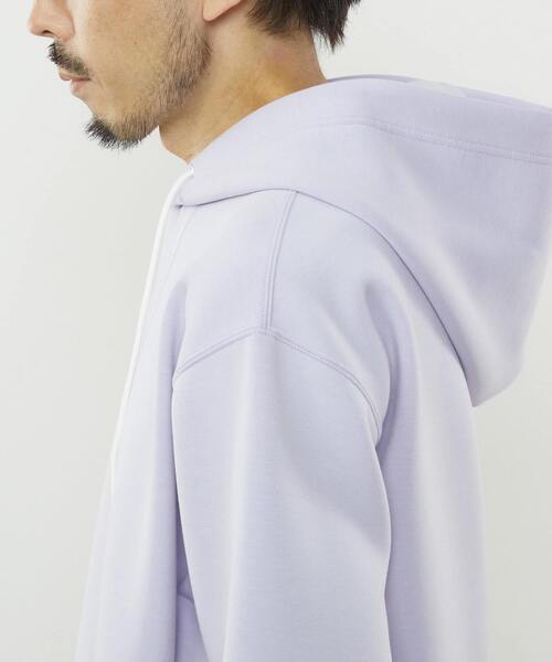 MEN'S MELROSE（メンズメルローズ）の「ミリオラメントWエアーフーディ（パーカー・メンズ・ラベンダー/ブルー/ライトグレー/イエロー・3/4）」の10枚目の写真